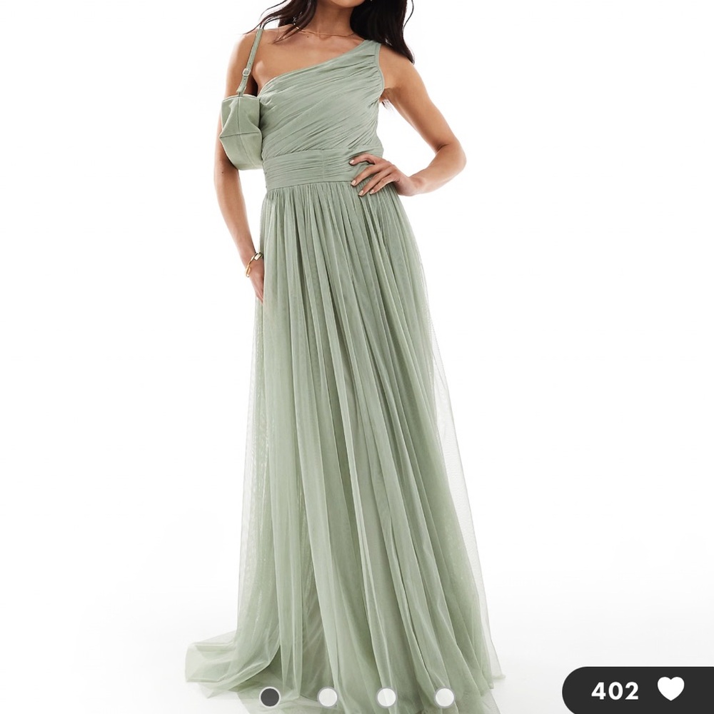 ASOS One-Shoulder Sage Dress